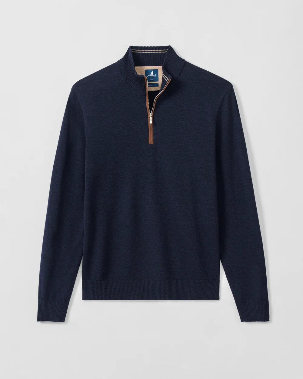 Raynor Merino 1/4 Zip Sweater Navy