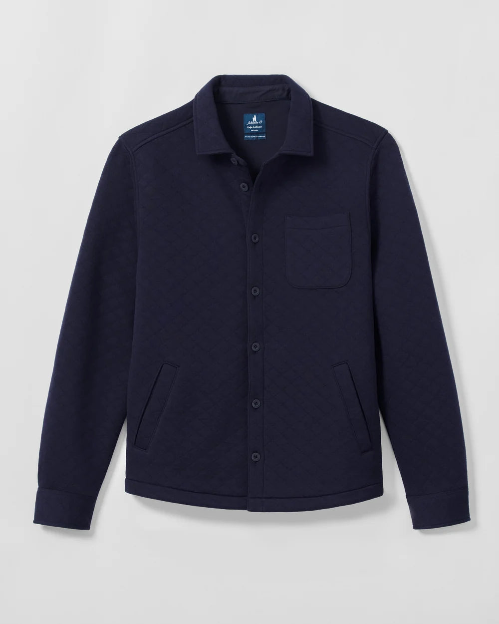 Stowe Quilt Shacket- Navy
