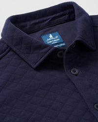 Stowe Quilt Shacket- Navy