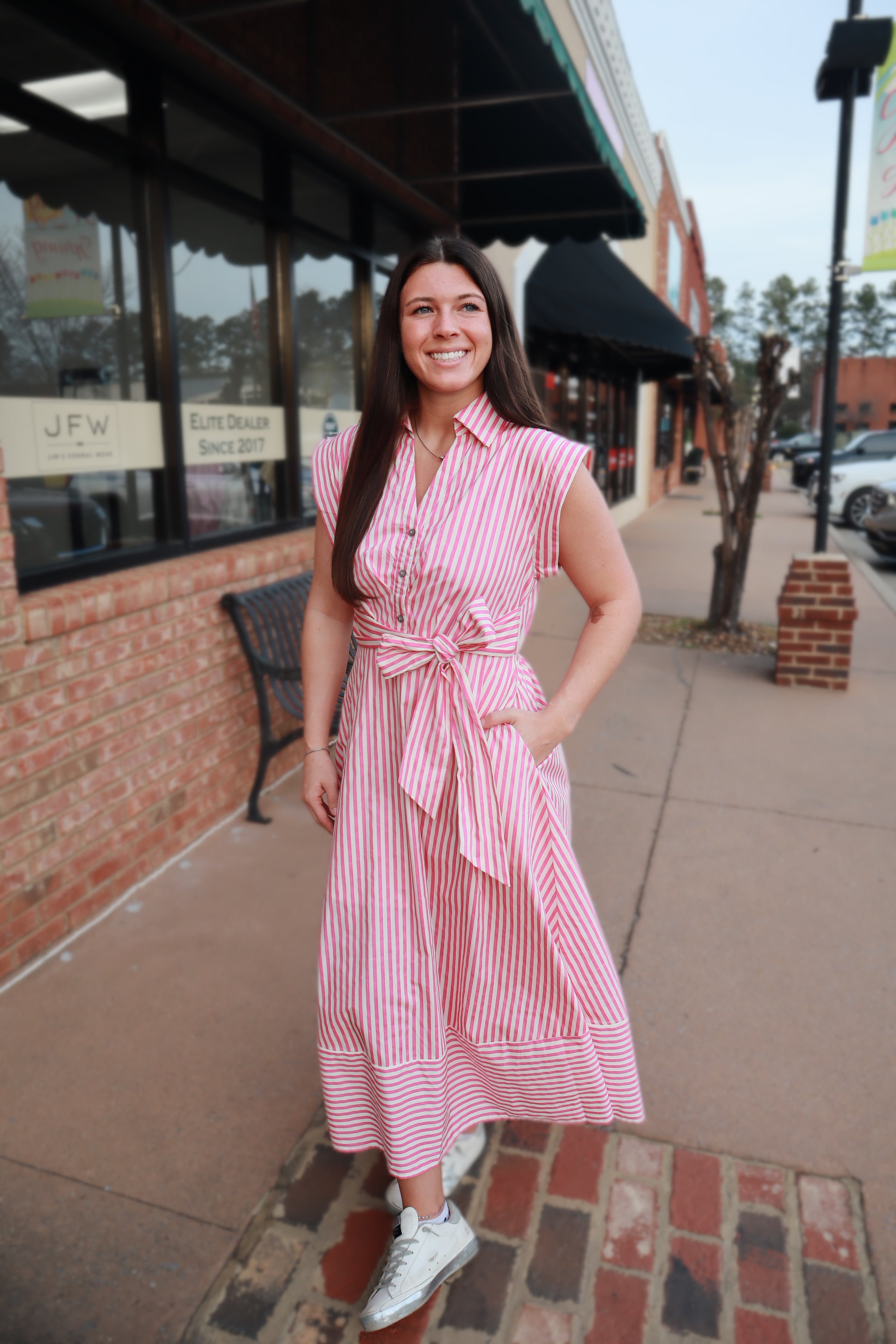 Ellis Stripe Dress