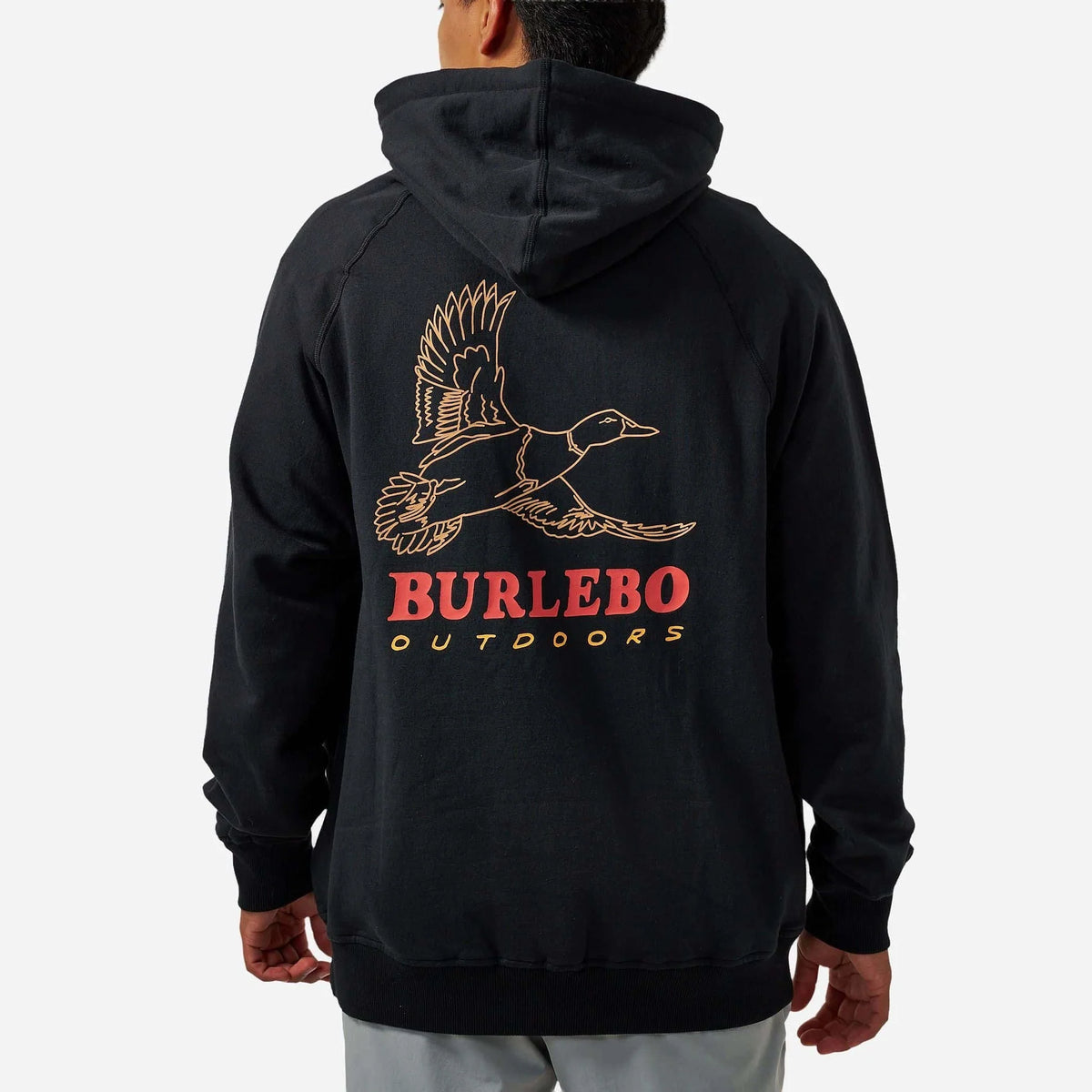 Fleece Hoodie - Duck Wild - Black