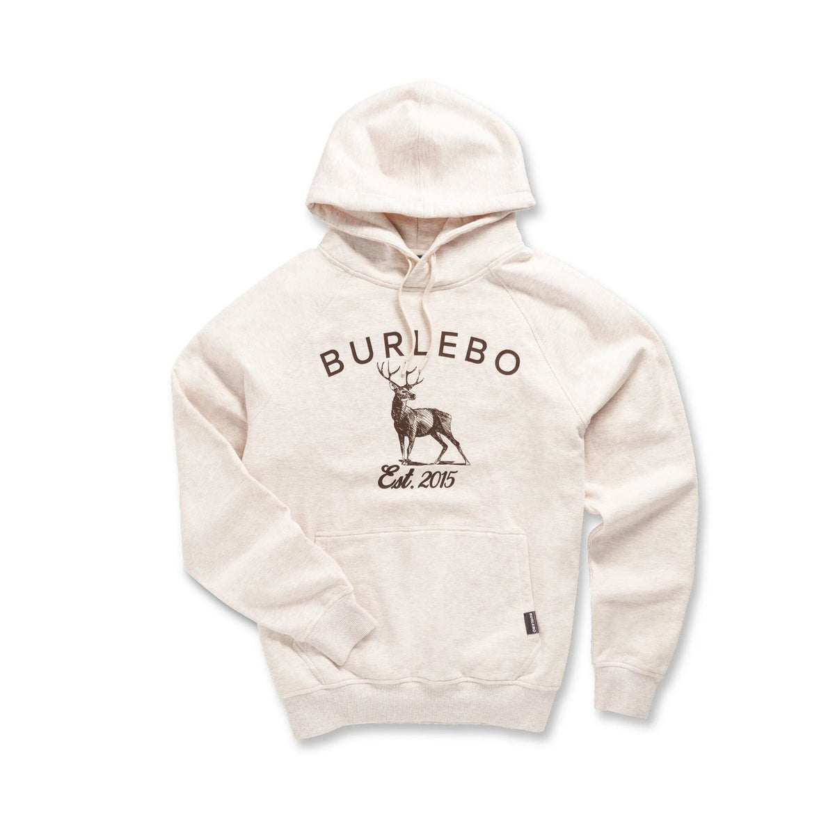 Fleece Hoodie - Whitetail Deer - Heather Oatmeal