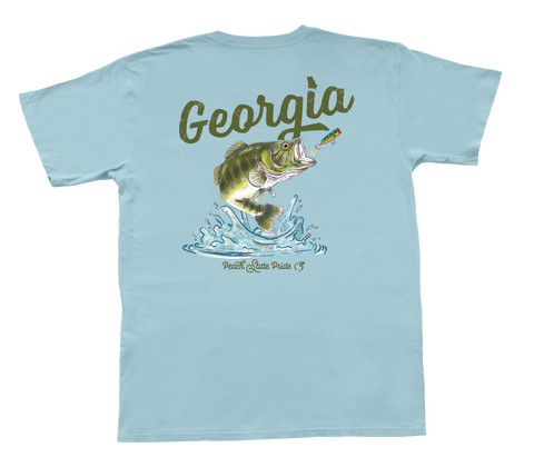 Peach State Pride Georgia Bass SS Tee