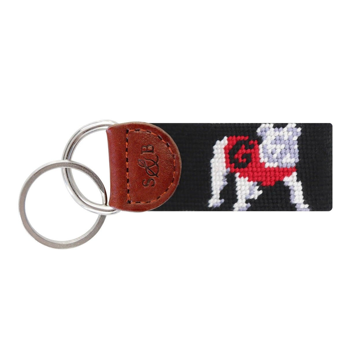 Georgia Bulldogs Key Fob (Black)