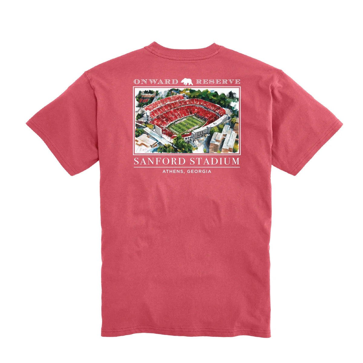 UGA Lewis Sanford Stadium Tee