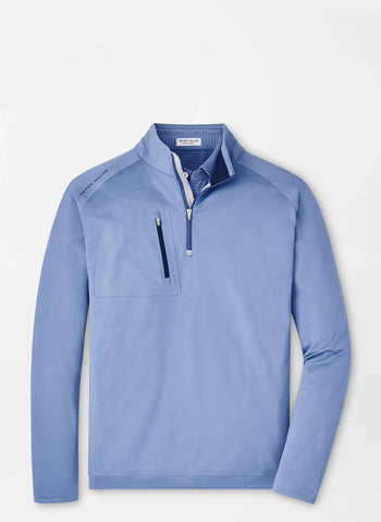 Peter Millar Verge Performance 1/4 Zip - Velvet Plum