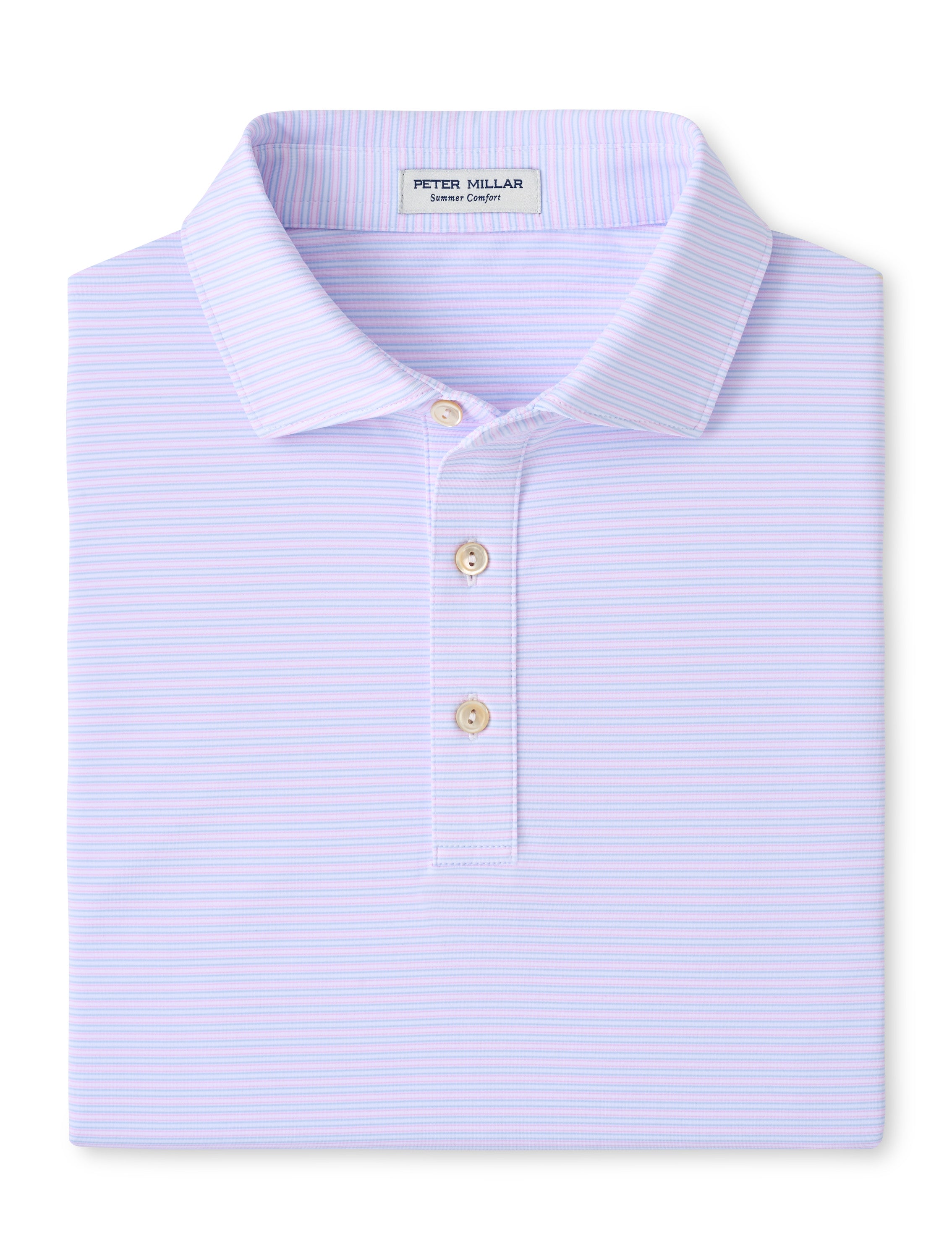 Herrington Polo-White/Stream Blue