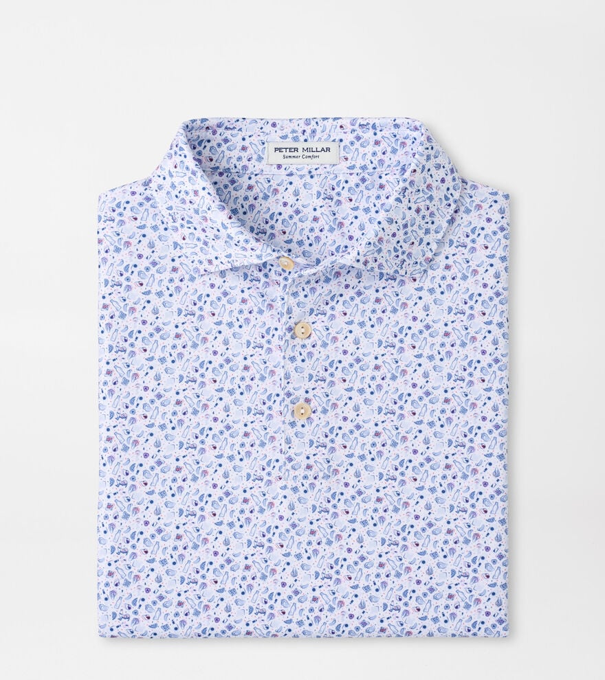 Oyster Roast Polo-White