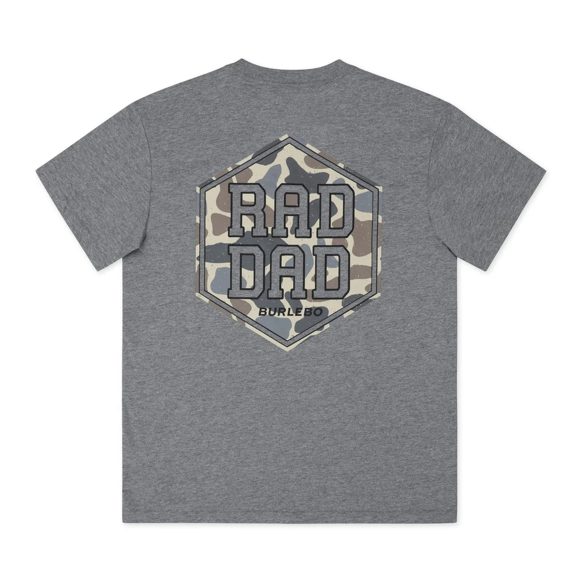 Rad Dad -Camo Dark Heather Grey