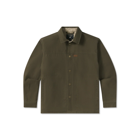 Southern Marsh Bishop Rugged Canvas Jacket- Dark Olive
