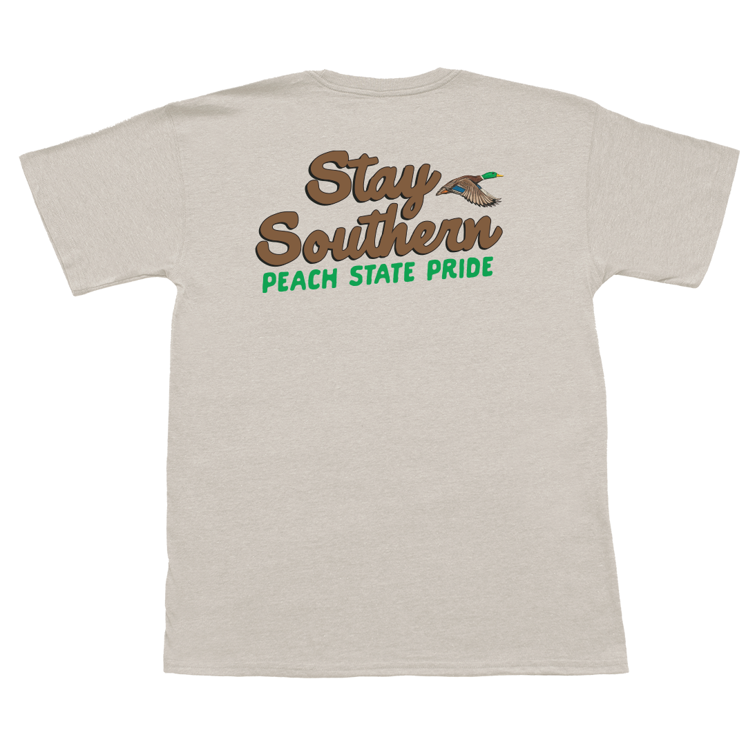 Peach State Pride Stay Southern Duck SS Tee