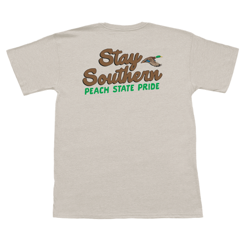 Peach State Pride Stay Southern Duck SS Tee