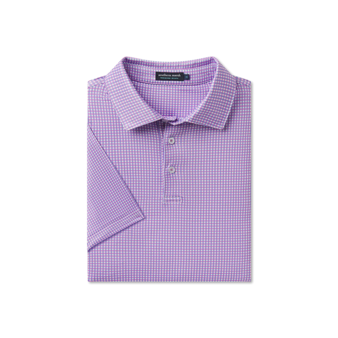 Walker Performance Polo - Wharf Purple