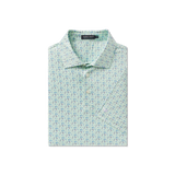 Southern Marsh Cart Path Flyline Polo- Seafoam