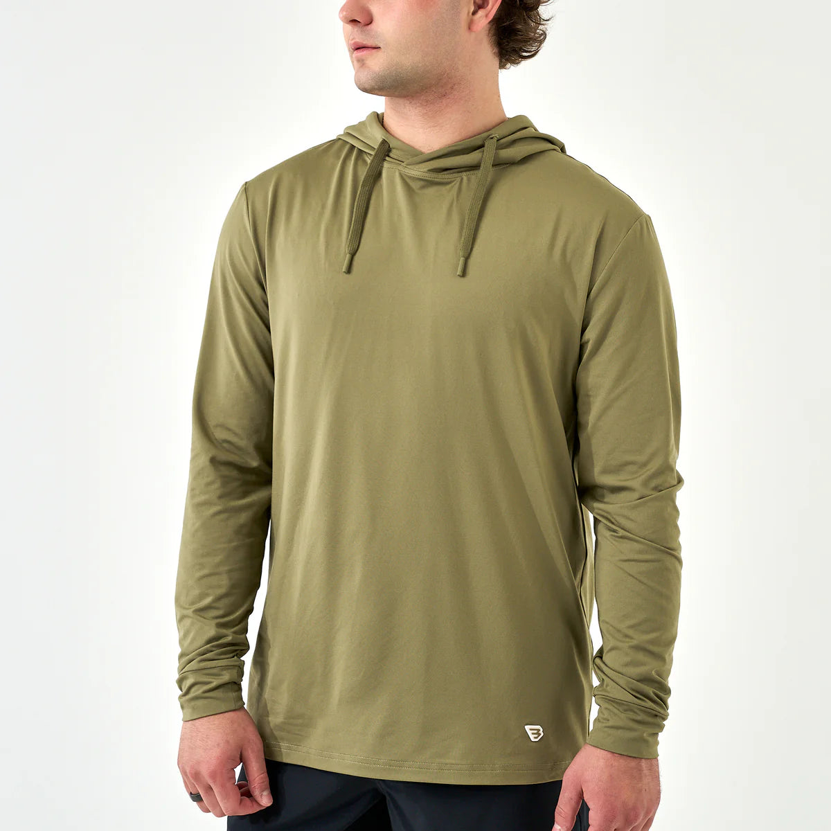 Burlebo Performance Hoodie- Sea Breeze Green