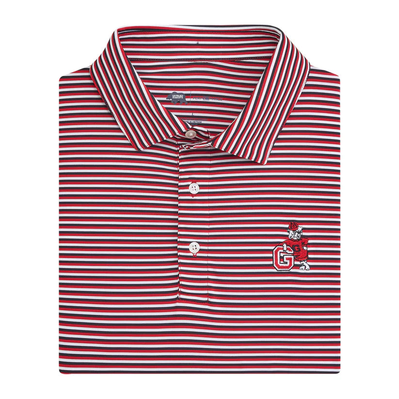 Onward Reserve UGA G Dog Tri Stripe Polo