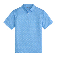 19th Hole Printed Performance Polo - Provence