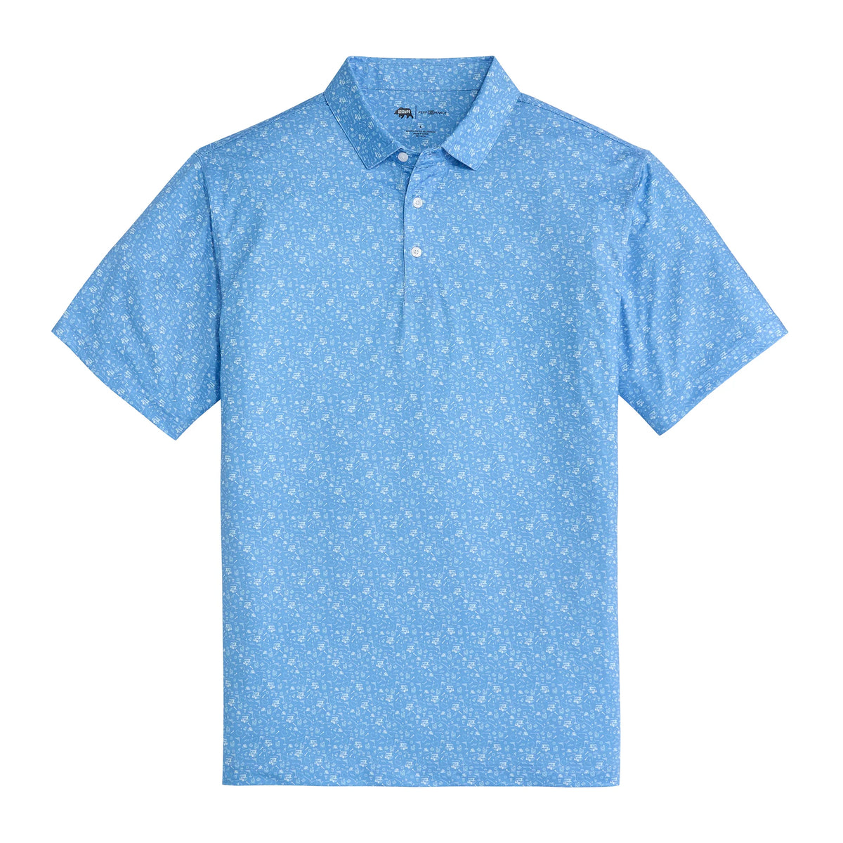 19th Hole Printed Performance Polo - Provence