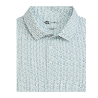 Bevy Printed Performance Polo - Hedge