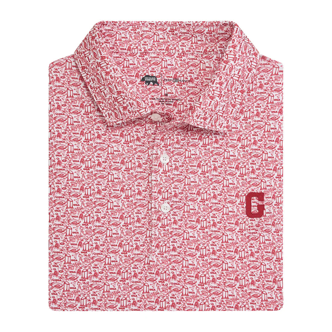 Onward Reserve Georgia Icons Printed Polo