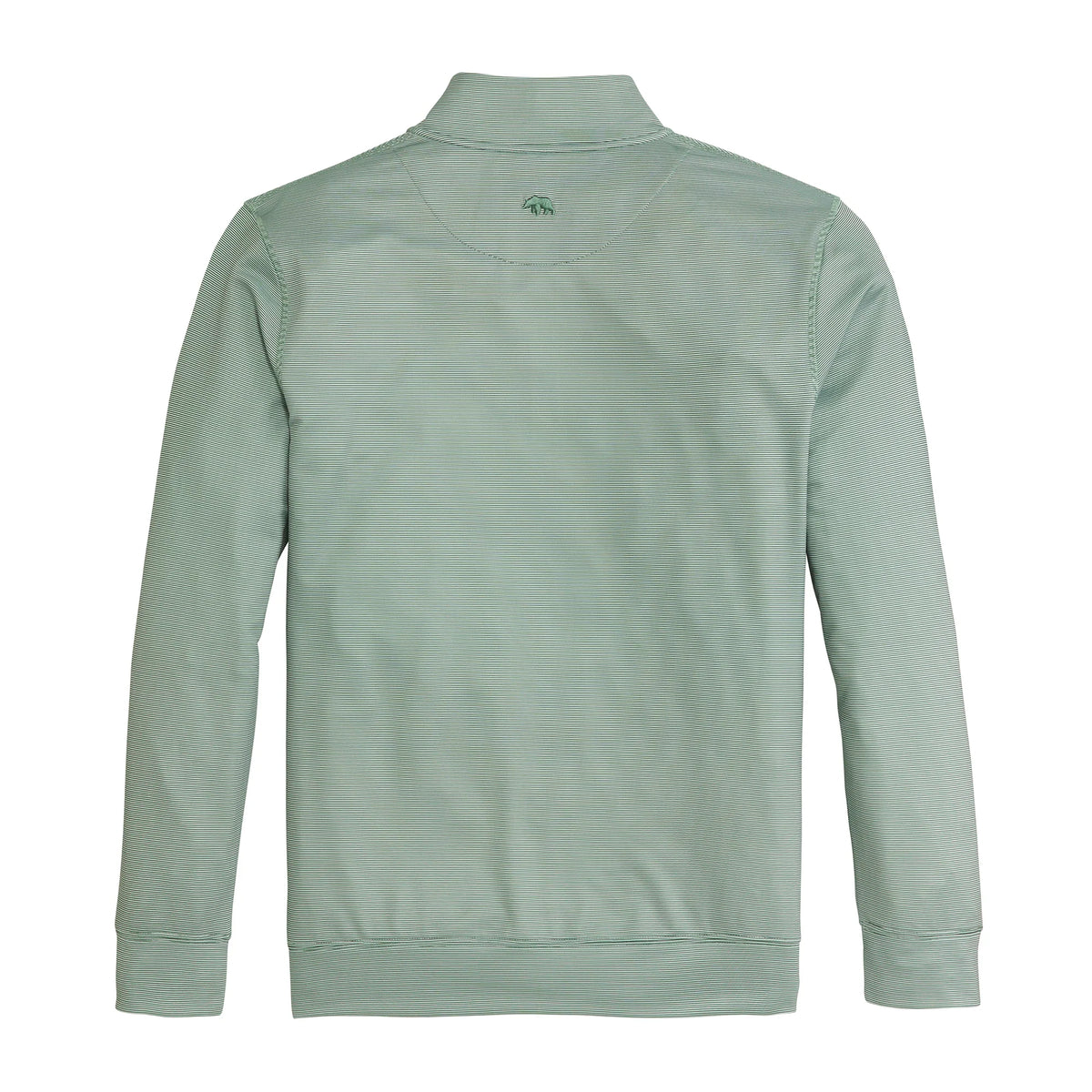 Hairline Stripe Printed Performance 1/4 Zip - Ivy