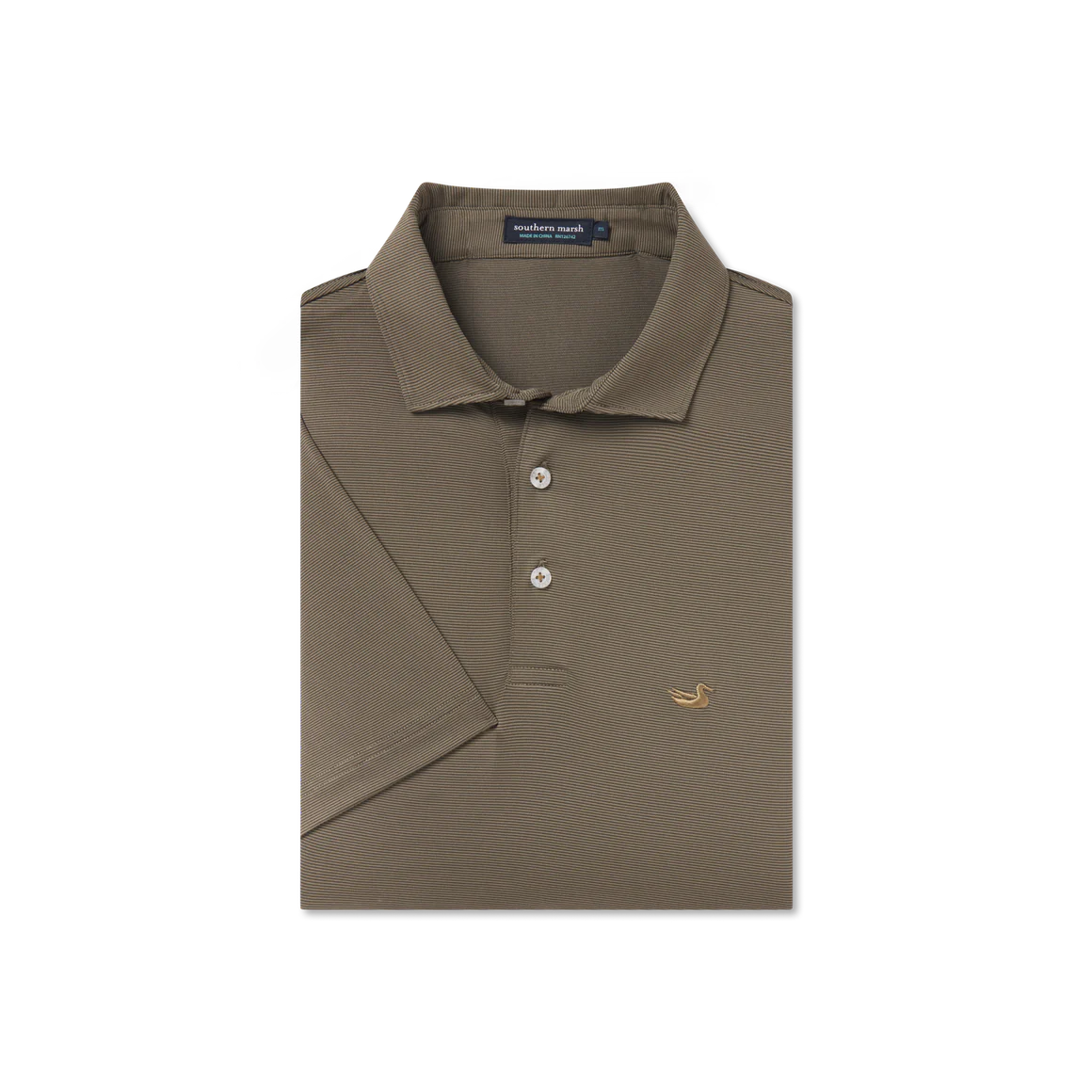 Southern Marsh Bermuda Polo- Dark Olive
