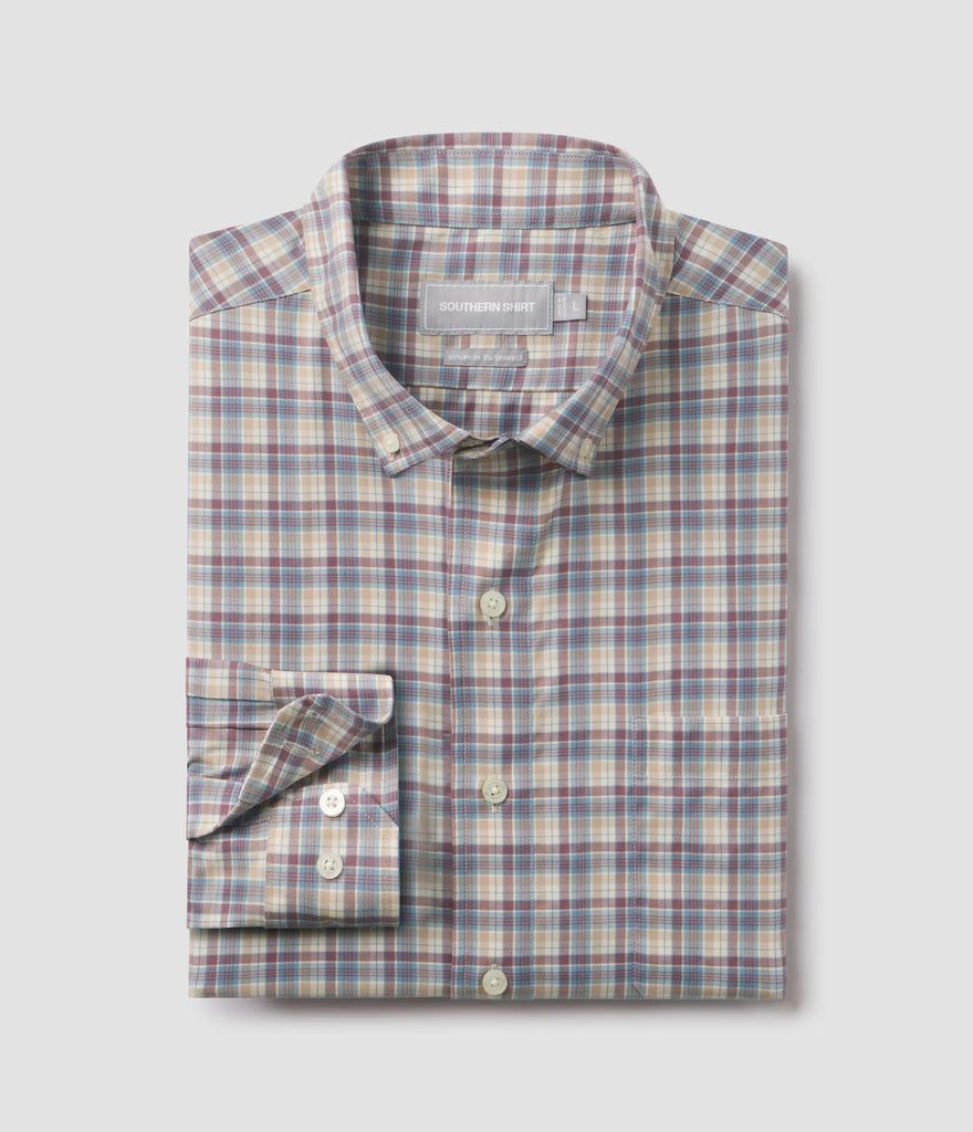 SSCO Ridgeside Plaid LS- Desert Frost
