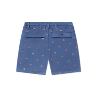 Southerns classic Swim Trunk - Chambray Flags