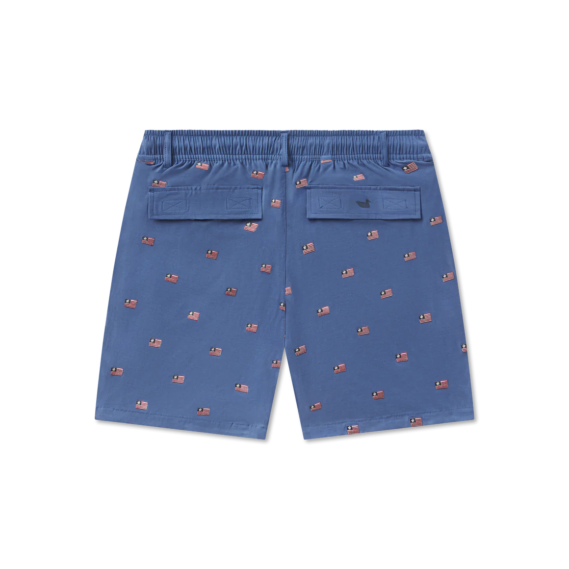 Southerns classic Swim Trunk - Chambray Flags