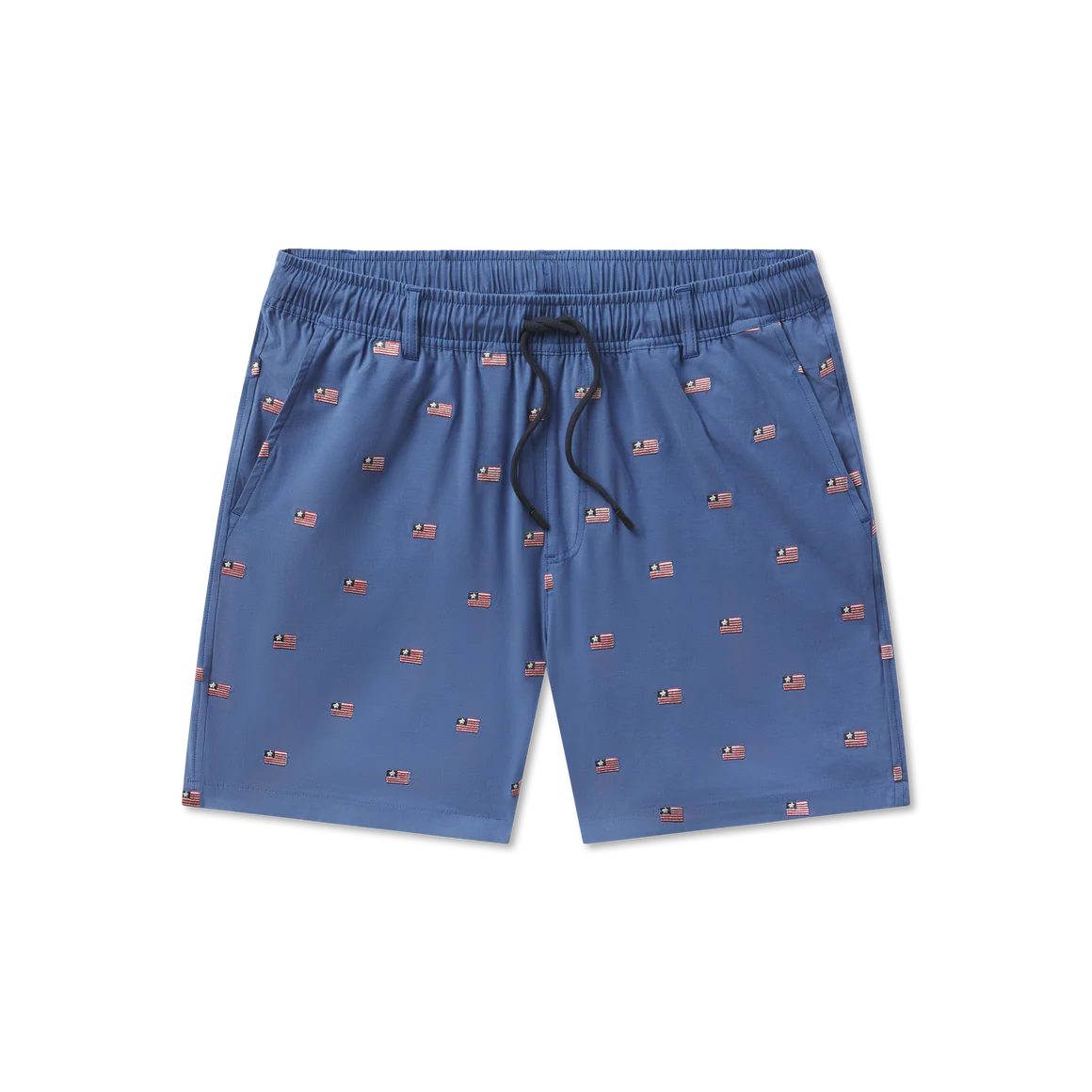 Southerns classic Swim Trunk - Chambray Flags