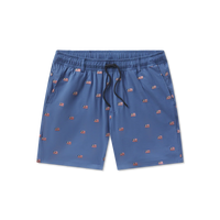 Southerns classic Swim Trunk - Chambray Flags
