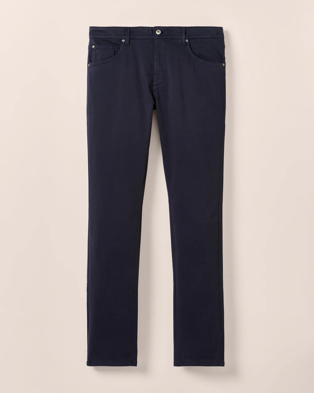 Carmel Sateen 5-Pocket Pant- Navy