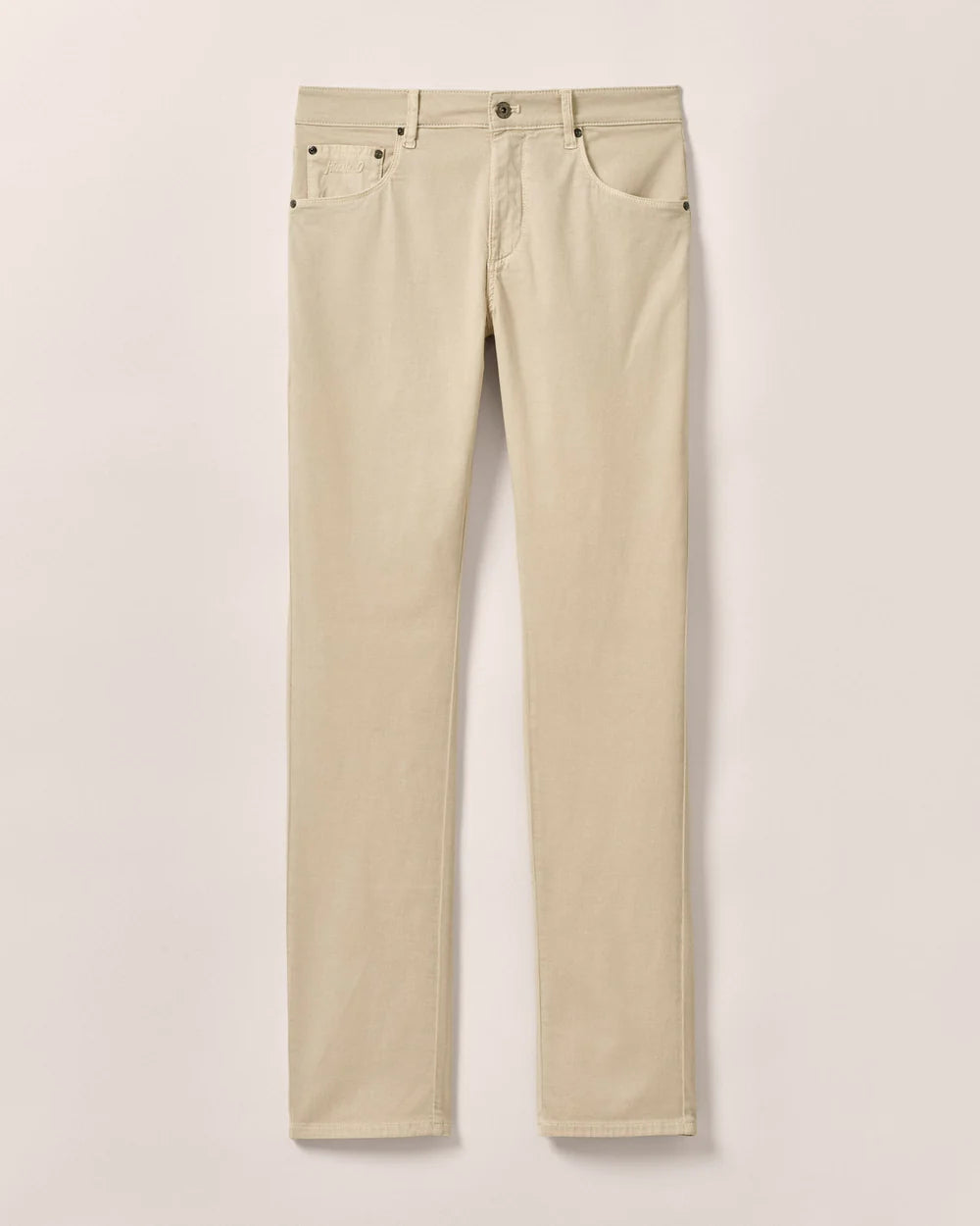 Carmel Sateen 5-Pocket Pant- Stone