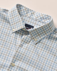 Everyday Performance Button Down Shirt - Paddock Tattersall maliblu