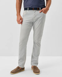 Carmel Sateen 5-Pocket Pant- Chrome
