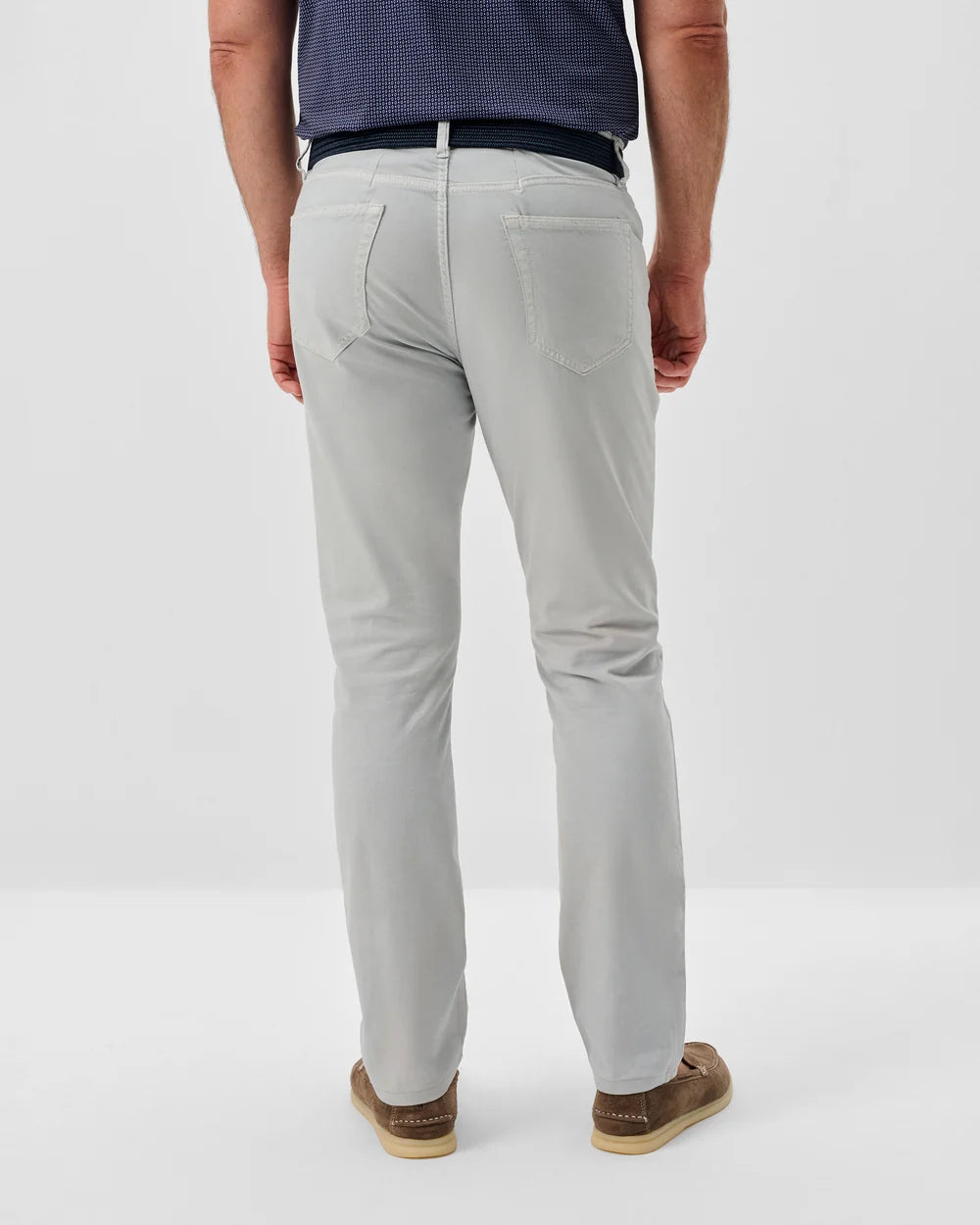 Carmel Sateen 5-Pocket Pant- Chrome