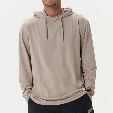 Burlebo Performance Hoodie- Sandstone