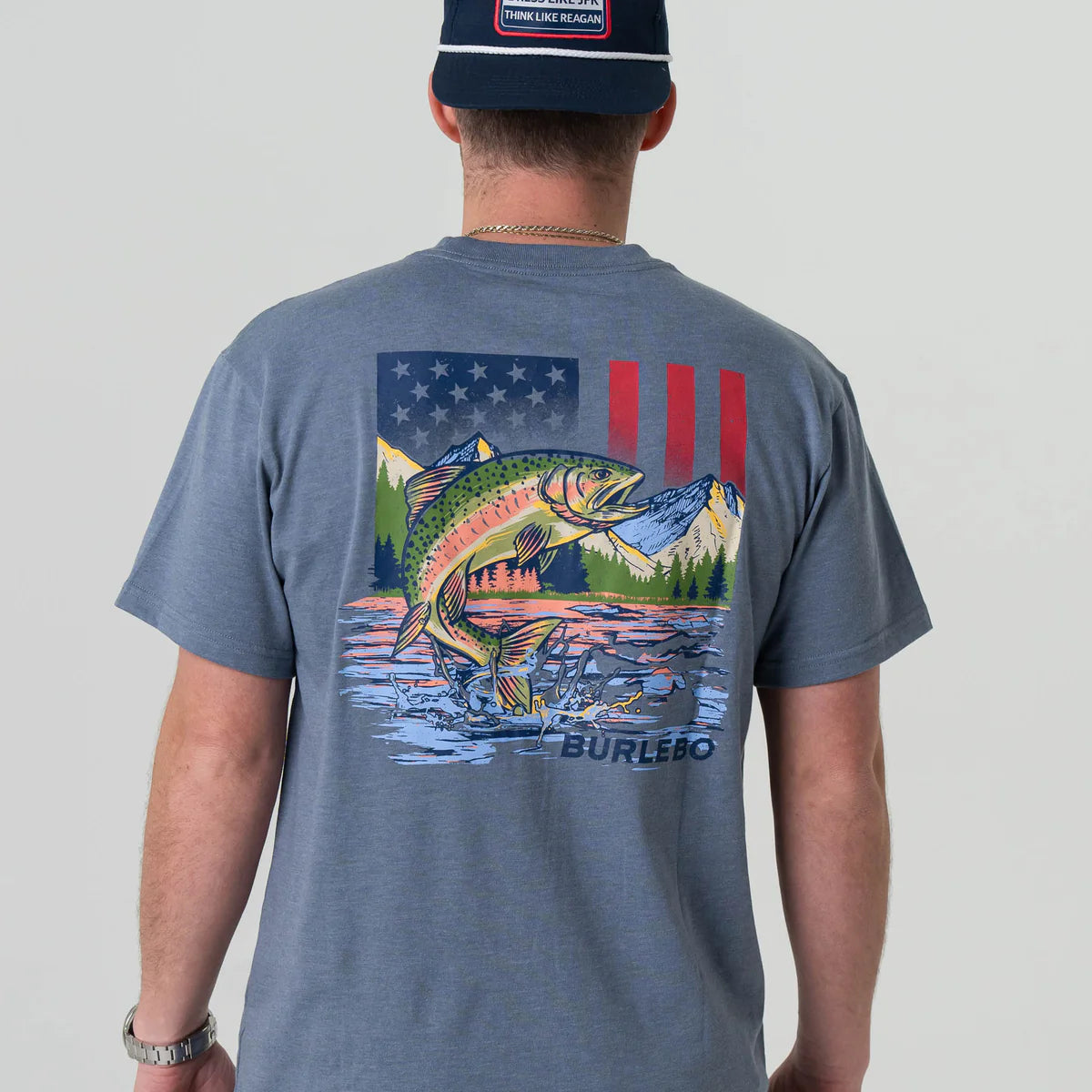 Burlebo SS Patriotic Scenic Fish