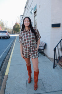Edie Plaid Set