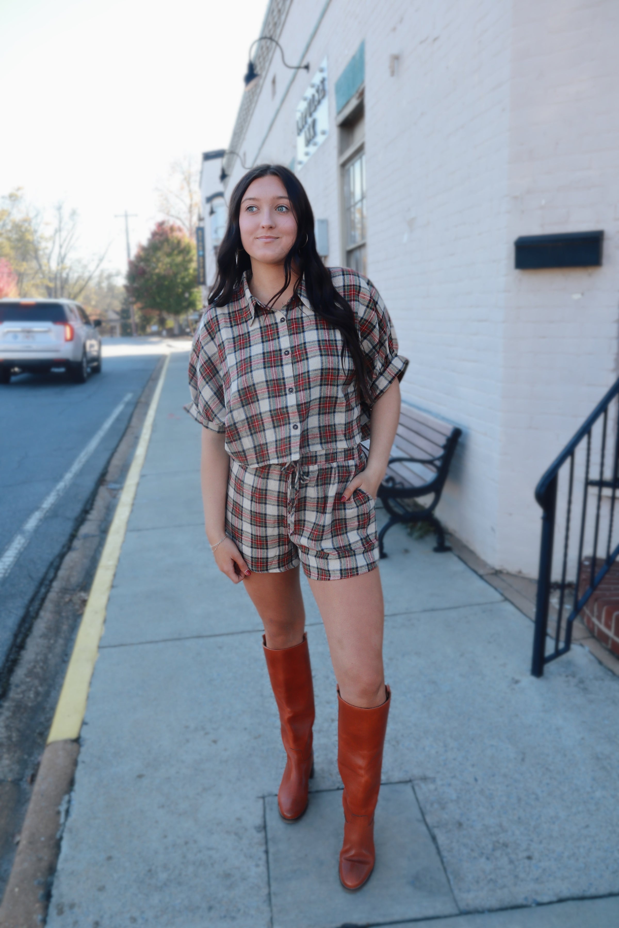 Edie Plaid Set