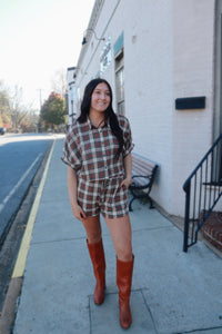 Edie Plaid Set