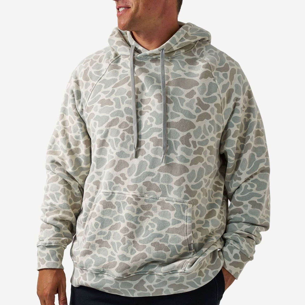Vintage Washed Hoodie - Classic Deer Camo