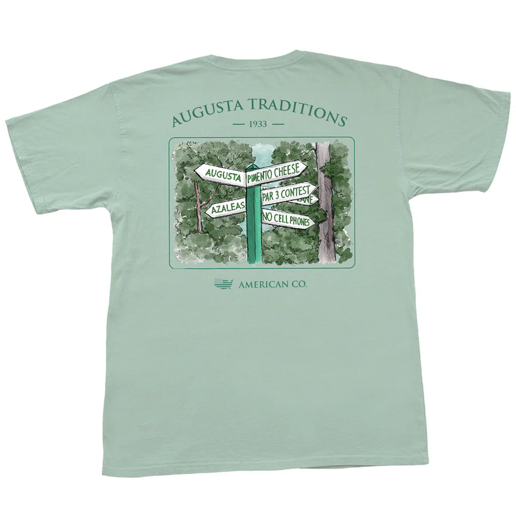 Augusta Traditions T-Shirt - Aquafoam