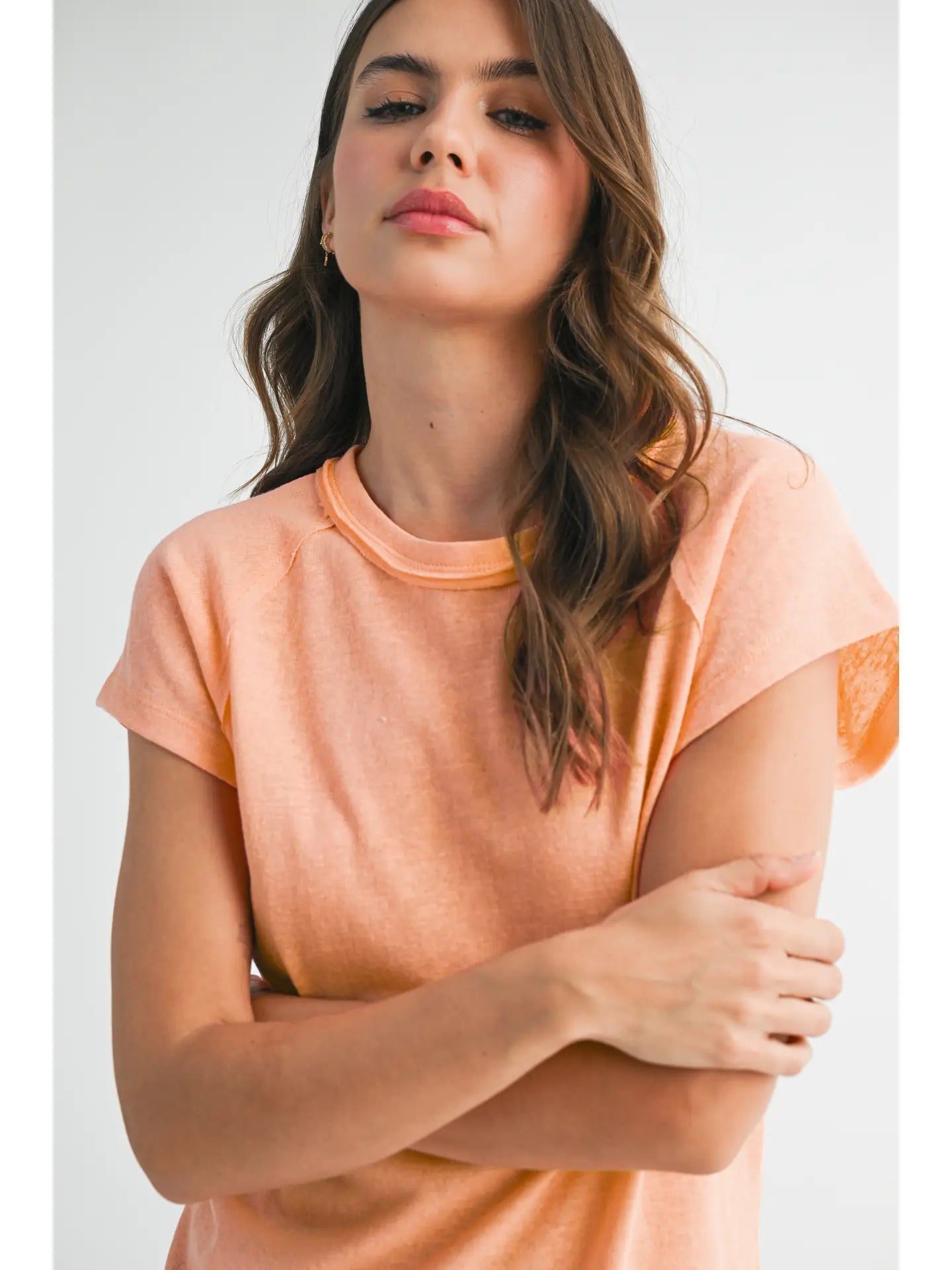Ivy Tee- Cantaloupe