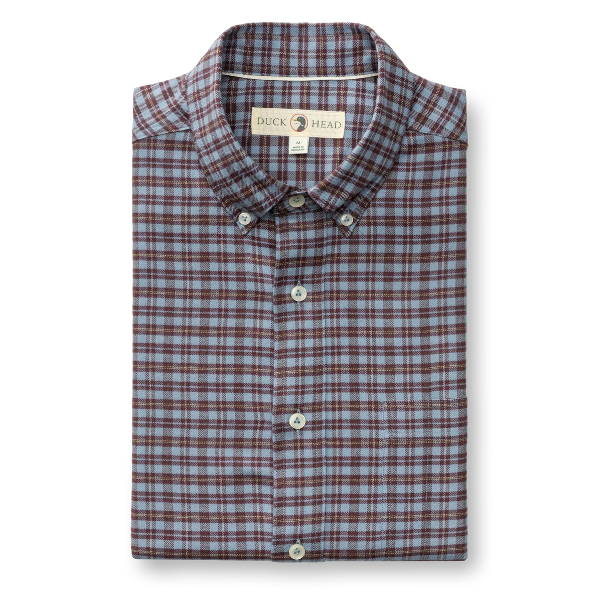Cotton Flannel Sport Shirt-Windblown sky