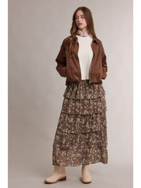 Zip Up Suede Jacket