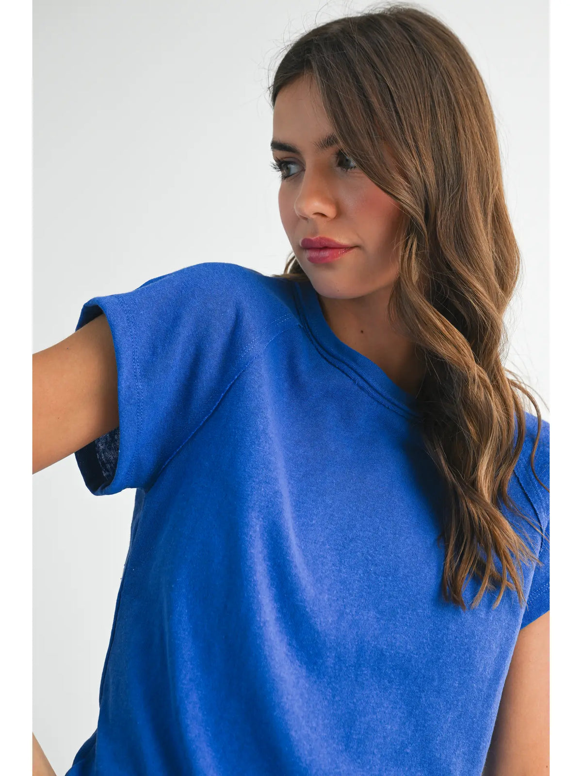 Ivy Tee- Cobalt