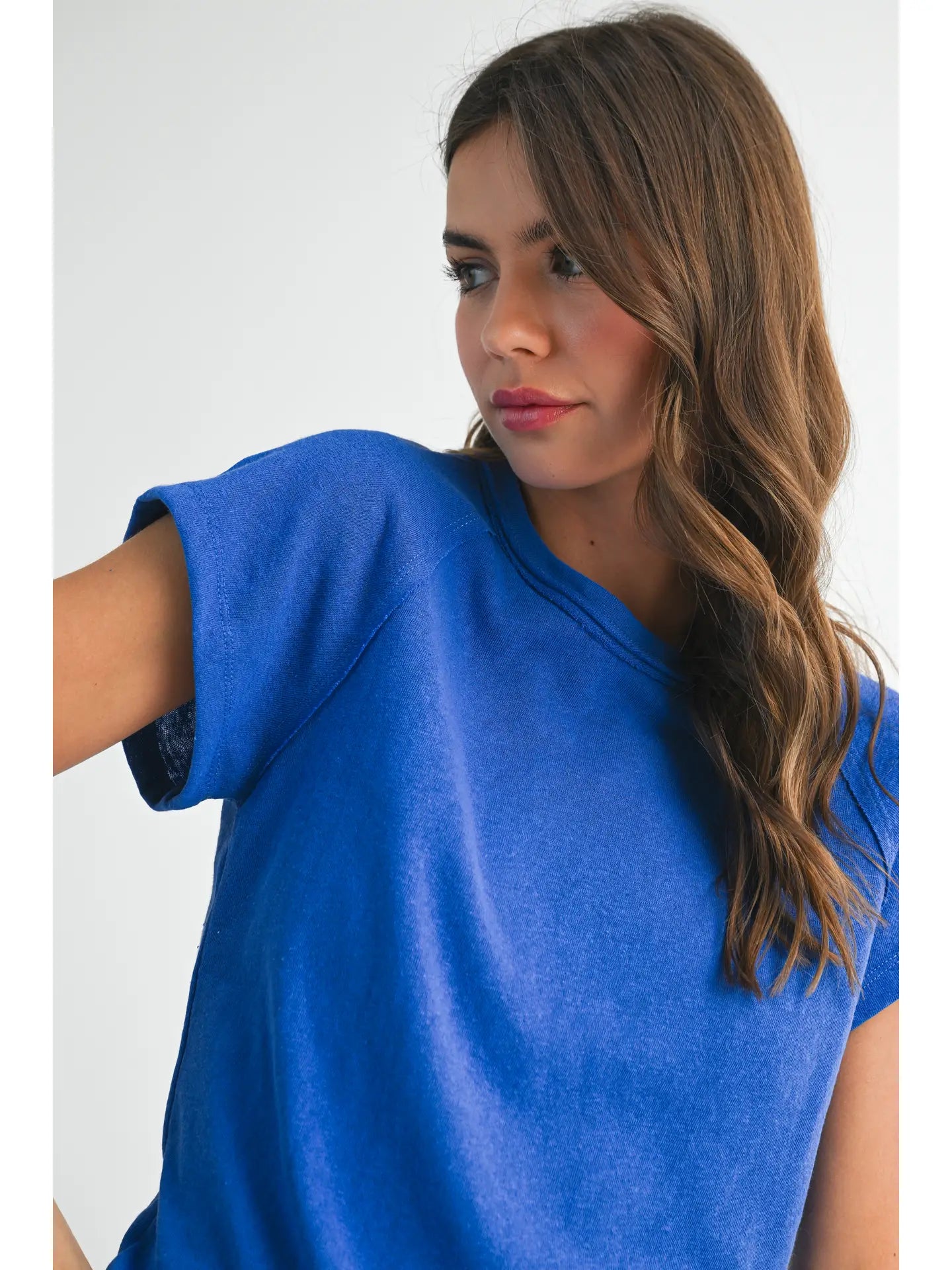 Ivy Tee- Cobalt