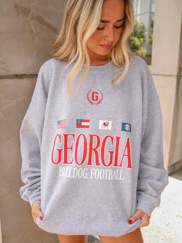 Charlie Southern Georgia Flags Sweatshirt