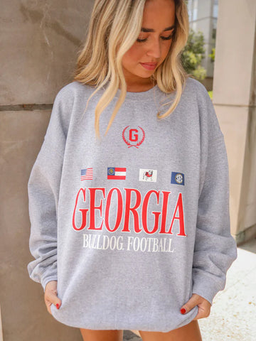 Charlie Southern Georgia Flags Sweatshirt